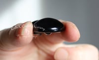 Image 2 of 26mm - Solid Glass - Flat Back Eyes - Black