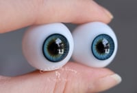 Image 2 of 22mm - Full Round - German Glass Eyes - Turquoise