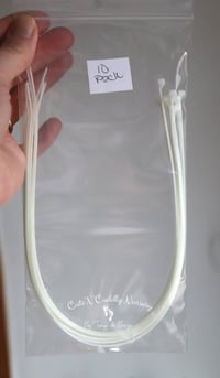Image 3 of Reborn Cable Ties - Extra Long - Very Thin 14"