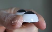 Image 3 of 22mm - Acrylic Eyes - Half Round -Brilliant Blue