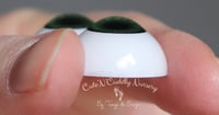 Image 3 of 20mm - Acrylic Eyes - Half Round - Green