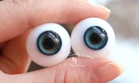 Image 4 of 22mm - Full Round - German Glass Eyes - Turquoise