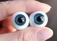 Image 4 of 20mm - Solid Glass Eyes - Ocean Blue