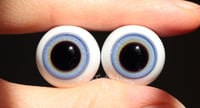 Image 4 of 18mm - Full Round - German Glass Eyes - Light Blue
