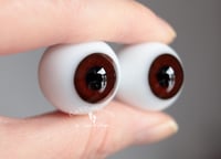 Image 2 of 22mm - Full Round - Solid - German Glass Eyes - Brown