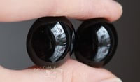Image 2 of 20mm - Solid Glass - Flat Back Eyes - Black