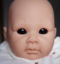 Image 4 of 14mm - Flat Back Solid Glass Eyes - Black