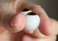 Image 3 of 18mm - Full Round - Glass Eyes - Hazel