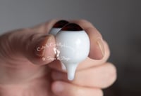 Image 3 of 22mm - Full Round - Solid - German Glass Eyes - Brown