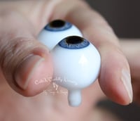 Image 3 of 20mm - Full Round - German Glass Eyes - Dark Blue
