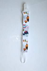 Image 2 of Pacifier Clip - Colorful Dinos