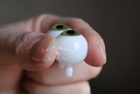 Image 3 of 18mm - Full Round - German Glass Eyes - Green