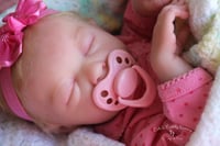 Image 4 of Sweetheart - Newborn - Honeybug - Magnetic Pacifier - Magnet included - Cupcake Turquoise