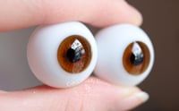 Image 2 of 22mm - Full Round - German Glass Eyes - Hazel