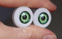 Image 2 of 20mm - Acrylic Eyes - Electric Green