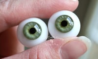 Image 4 of 18mm - Full Round - German Glass Eyes - Green