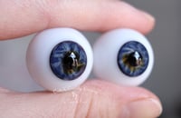 Image 2 of 22mm - Full Round - German Glass Eyes - Deep Blue