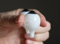Image 3 of 24mm - German Glass - Full Round Eyes - Blue - Imperfect