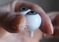 Image 3 of 18mm - Full Round - German Glass Eyes - Gray
