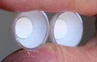 Image 4 of 24mm - Acrylic Eyes - Half Round - Brilliant Blue