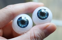 Image 5 of 24mm - Acrylic Eyes - Half Round - Brilliant Blue