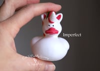Image 1 of Uniduck - Unicorn - Duck - Rubber Ducky - Bath Toy - Imperfect