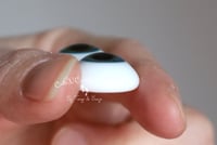Image 3 of 18mm - German Glass Eyes - Flat Back - Turquoise