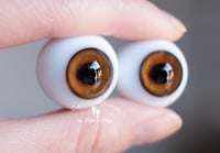 Image 2 of 22mm - Full Round - Solid - German Glass Eyes - Hazel