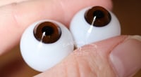 Image 5 of 20mm - Full Round - German Glass Eyes - Dark Brown