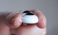 Image 3 of 20mm - German Glass Eyes - Flat Back - Brown