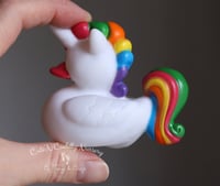 Image 4 of Uniduck - Unicorn - Duck - Rubber Ducky - Bath Toy - Imperfect