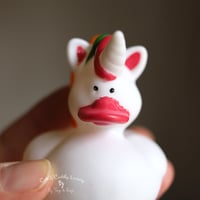 Image 5 of Uniduck - Unicorn - Duck - Rubber Ducky - Bath Toy - Imperfect