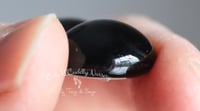 Image 3 of 18mm - Solid Glass - Flat Back Eyes - Black