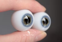 Image 2 of 22mm - Full Round - German Glass Eyes - Light Blue