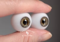 Image 2 of 20mm - Full Round - German Glass Eyes - Hazel
