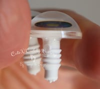 Image 3 of 18mm - Acrylic Eyes - Ice Blue with a Touch of Orange