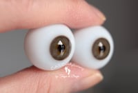 Image 2 of 20mm - Full Round - German Glass Eyes - Hazel - Small Pupils