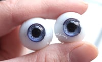 Image 4 of 18mm - Full Round - Solid - German Glass Eyes - Blue