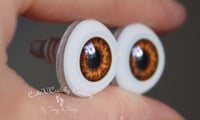 Image 2 of 18mm - Acrylic Eyes - Orange/Hazel