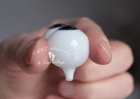 Image 3 of 22mm - Full Round - German Glass Eyes - Blue