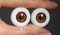 Image 2 of 22mm - Acrylic Eyes - Orange/Hazel
