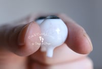 Image 3 of 18mm - Full Round - German Glass Eyes - Blue/Gray with Veins