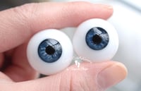 Image 4 of 22mm - Full Round - German Glass Eyes - Blue