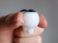 Image 3 of 22mm - Full Round - German Glass Eyes - Blue #2