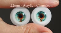 Image 1 of 22mm - Acrylic Eyes - Chameleon