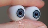 Image 2 of 16mm - Full Round - German Glass Eyes - Blue