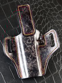 Image 2 of Alpha Foxtrot Romulus Comp or 5" model Urban Sands Camo Owb holster.