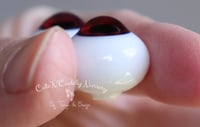 Image 3 of 18mm - Full Round Solid - Red Flower