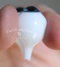 Image 3 of 16mm - Full Round - German Glass Eyes - Blue