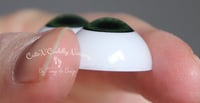 Image 3 of 22mm - Acrylic Eyes - Half Round - Green